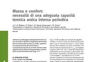 Andrea Ursini Casalena: massa e capacità termica areica periodica garantiscono comfort e risparmio energetico negli edifici Andrea Ursini Casalena: massa e capacità termica areica periodica garantiscono comfort e risparmio energetico negli edifici