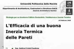 Inerzia Termica delle Pareti: Come Migliorare il Comfort Termico in Fase Estiva