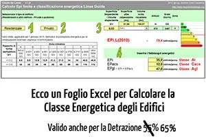 Certificazione Energetica Edifici: Calcolo Epi Limite e Classe Energetica con Foglio Excel Gratuito Certificazione Energetica Edifici: Calcolo Epi Limite e Classe Energetica con Foglio Excel Gratuito