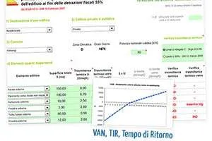 Calcolo Indice Prestazione Energetica Edifici EPi con Excel per Detrazioni Fiscali (55%) 65%