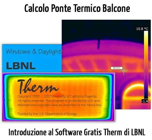 Introduzione a Therm: Calcolo Ponte Termico di un Balcone