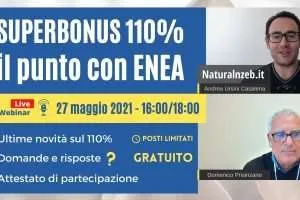 Superbonus 110% con l’Ing. Domenico Prisinzano di ENEA: Webinar Gratuito