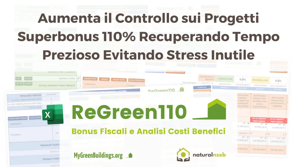 ReGreen110 software excel destrazioni fiscali