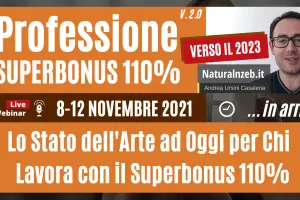 Professione Superbonus 110%: Verso il 2023 (Corso Online Completo 20 ore)