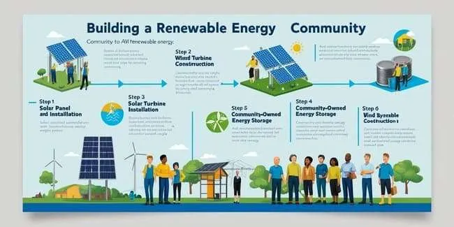 Guida passo passo per costruire una comunità energetica rinnovabile