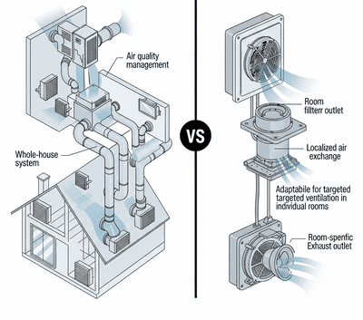 Ventilazione meccanica centralizzata e decentrale