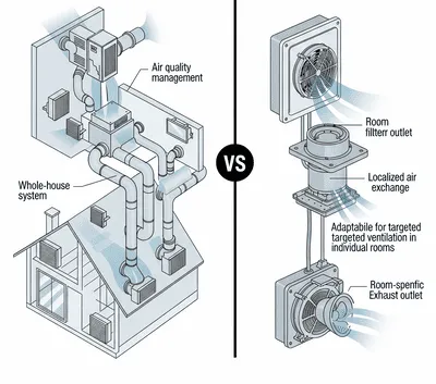 Ventilazione meccanica centralizzata e decentrale