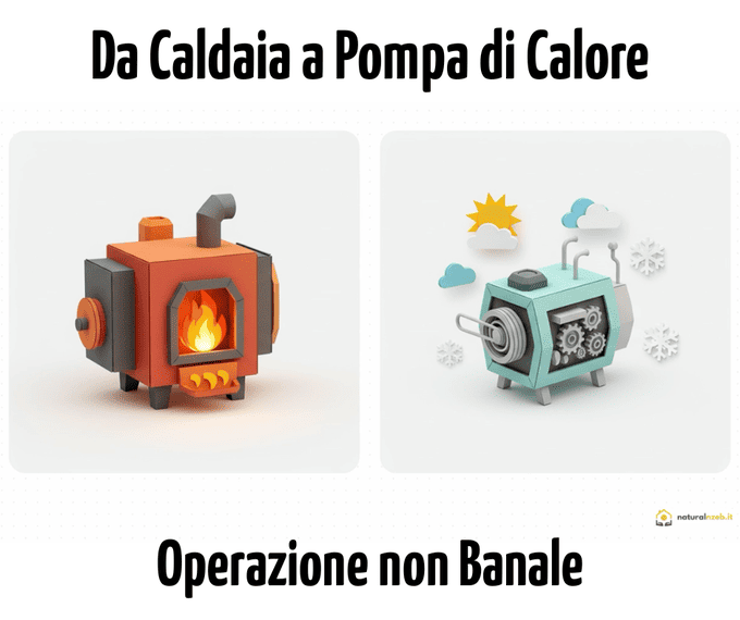 Da caldaia a pompa di calore