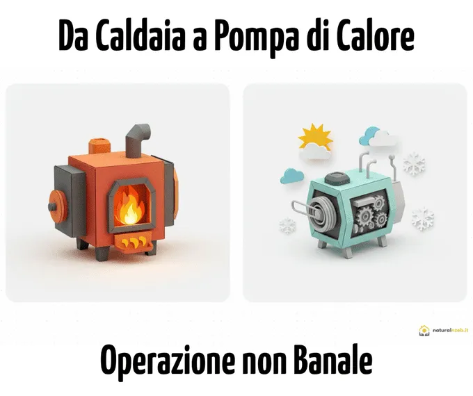 Da caldaia a pompa di calore