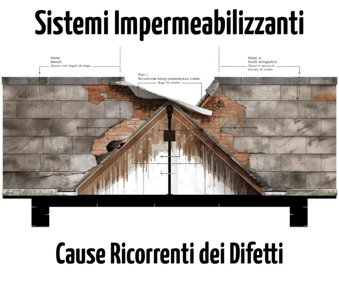Difetti dei sistemi impermeabilizzanti