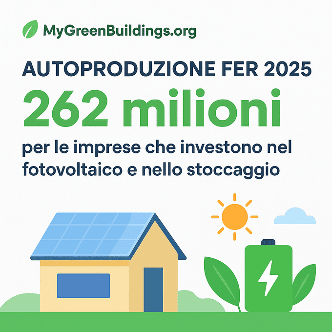 Incentivi autoproduzione fotovoltaico e accumulo al sud